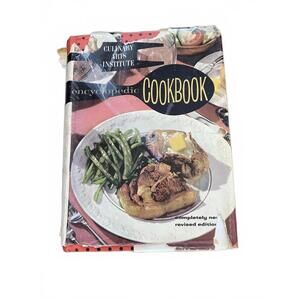 Vintage Hardcover Encyclopedic Arts Institute Encyclopedic Cookbook - circa 1962